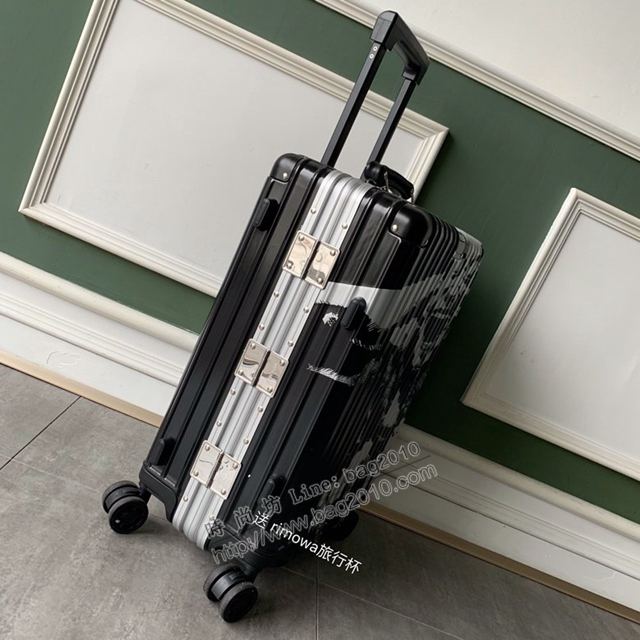 Rimowa拉杆箱 90022 Pc+鋁鎂合金 日默瓦拉箱 自由滑稽笑臉圖像行李箱xzx1022